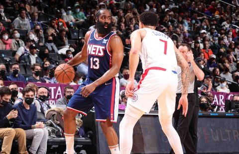 哈登34+12快船逆转步行者  